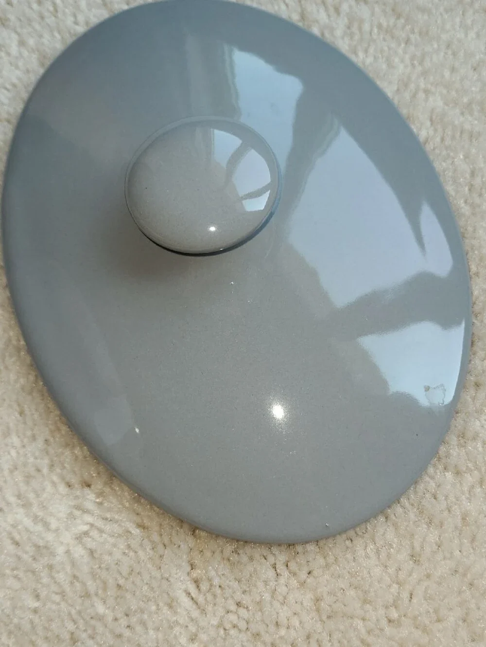 NWOT-Small Gray Casserole Dish with Lid.